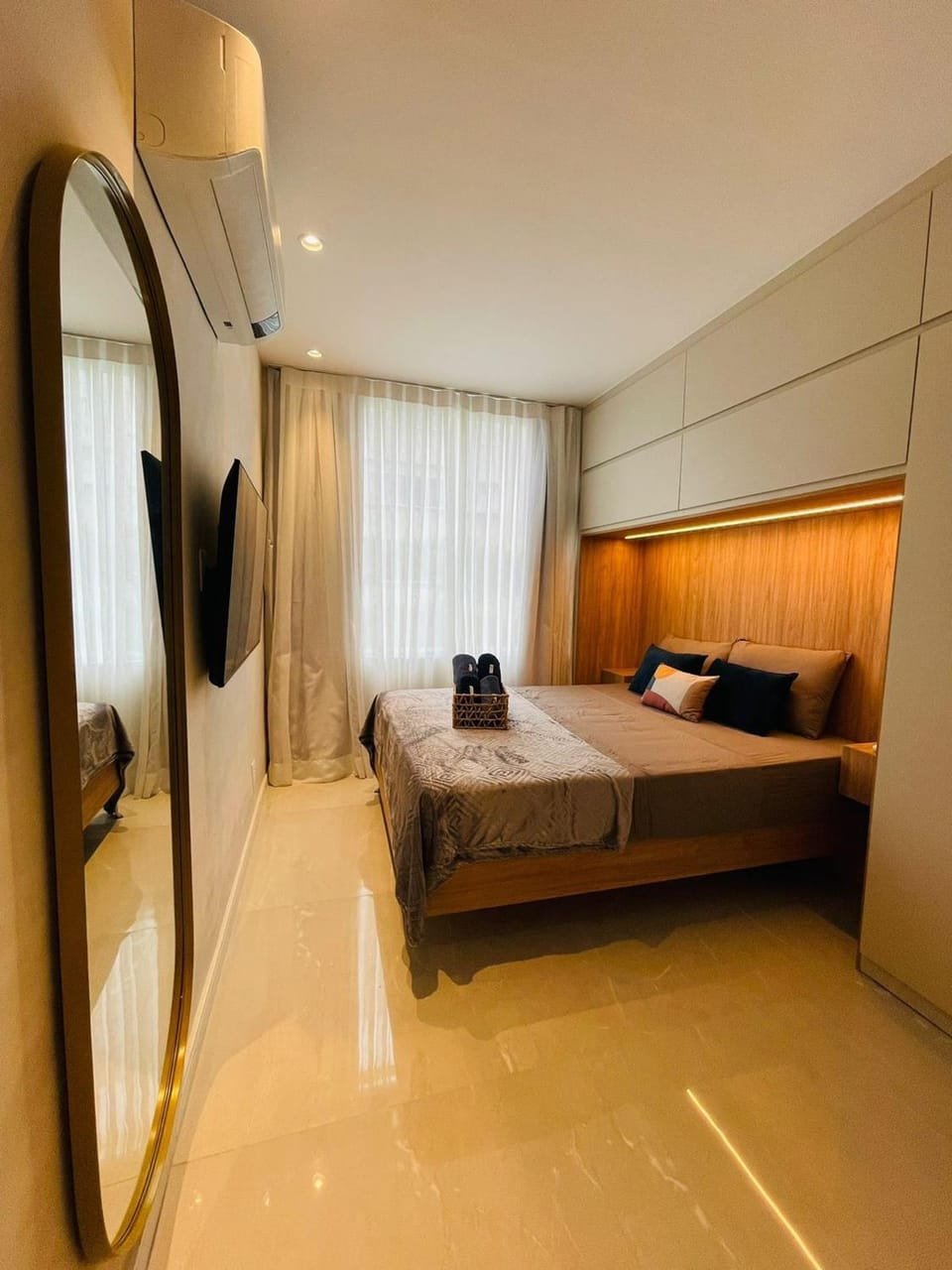 Bed, Photo of the whole room, Bedroom, wardrobe