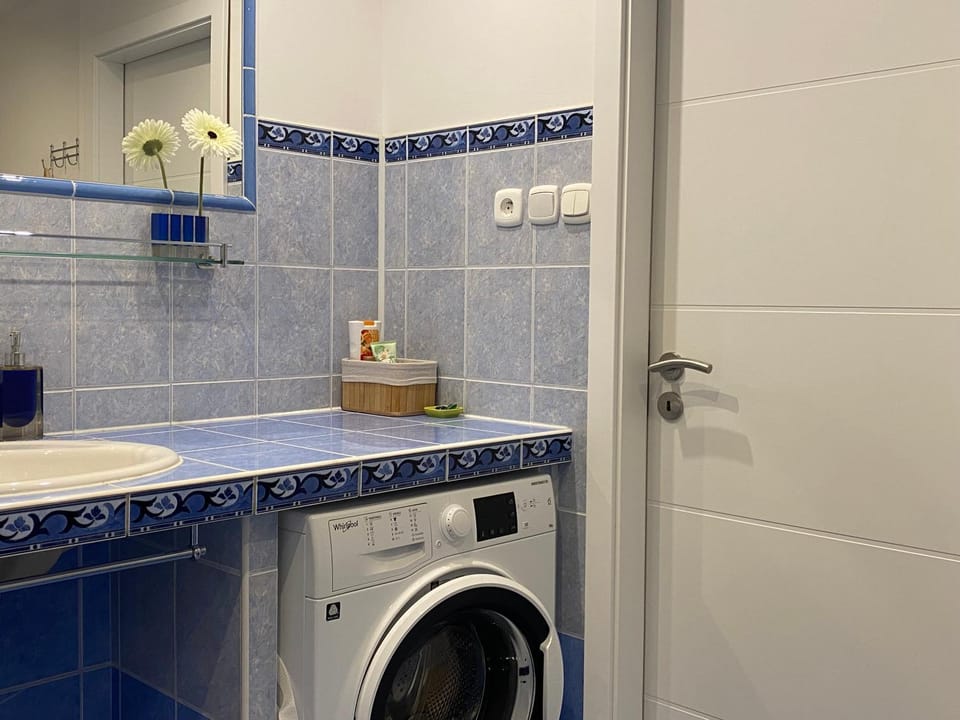 Bathroom, washing machine