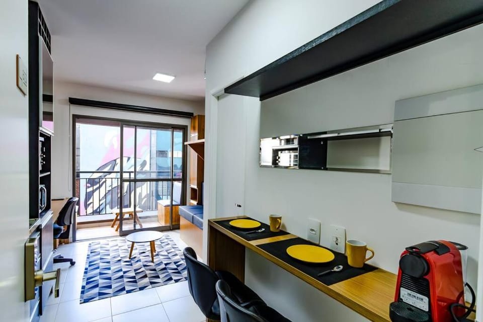 Studio Think Home República, Terraço com piscina, Coworking, Academia Apartment in Sao Paulo City