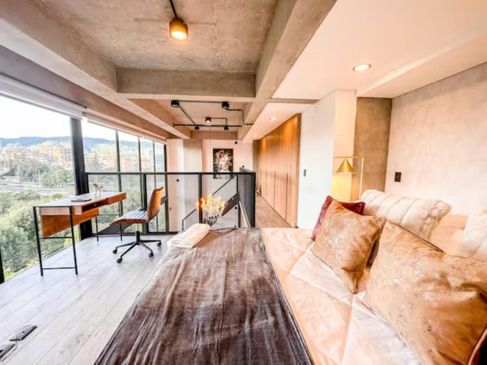 Skyline Suites - Elegant Living with Coworking & Scenic Views - NUJU RENTALS BOGOTA Apartment in Bogota