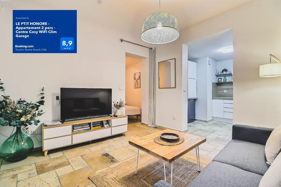 LE PTIT HONORE - Appartement 2 pers - Centre Cosy WiFi Clim Garage Apartment in Arles