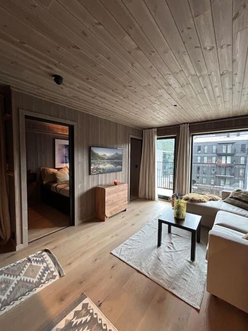 Ski-in ski-out - Hemsedal in Fjellandsbyen - view to the slopes Apartment in Viken, Norway
