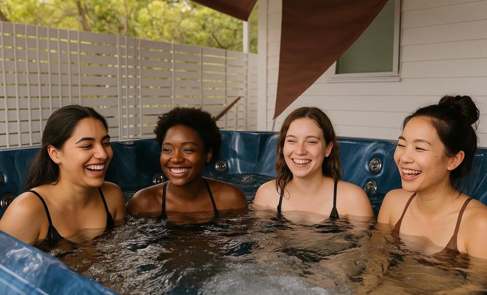 Fairyland Getaway- at Central Coast with XXXL hot Jacuzzi - Perpetual above 35C & Fun - Round pool table and Slide bunk bed House in Central Coast