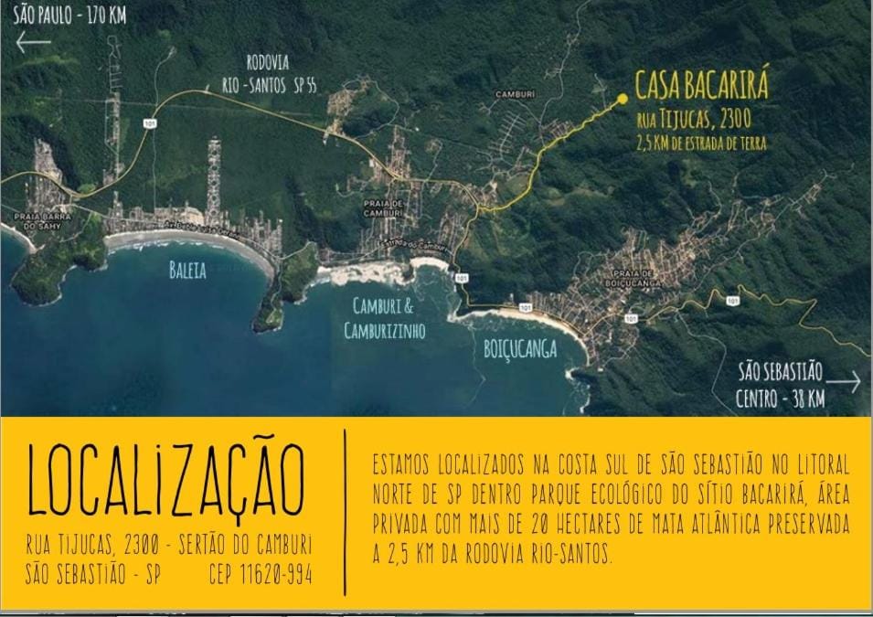 Casa Bacarirá - Floresta com Yoga e Café da Manhã Vegano Bed and Breakfast in São Sebastião