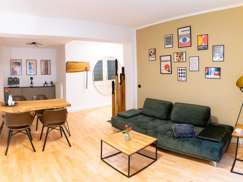Living room, Seating area, Dining area