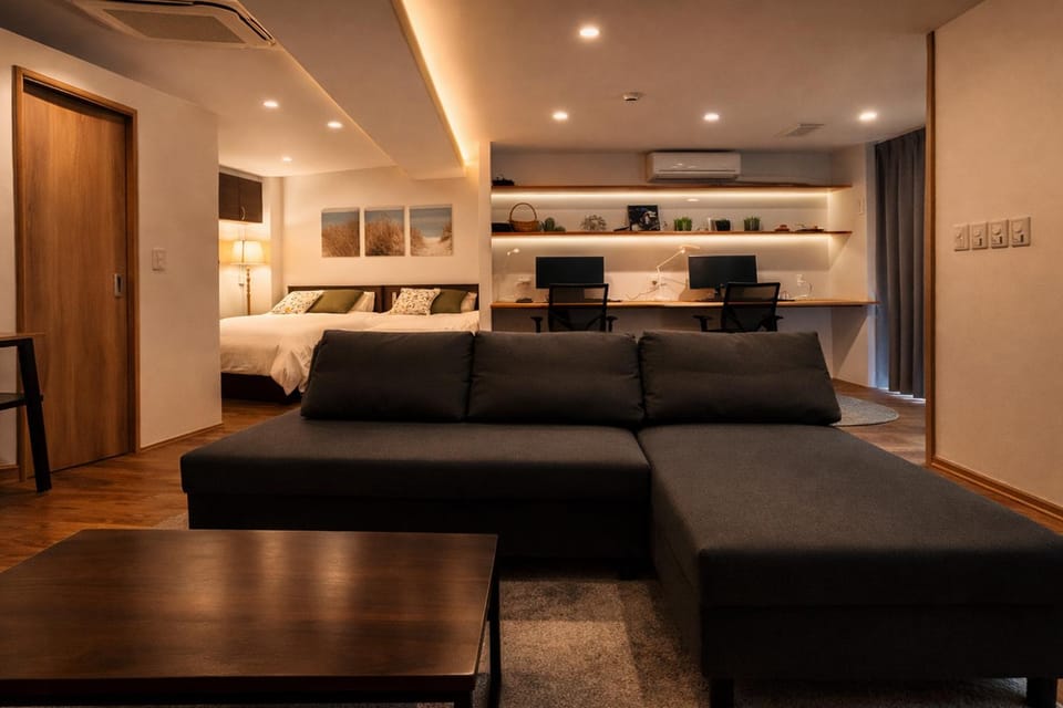 Living room, Photo of the whole room, Seating area