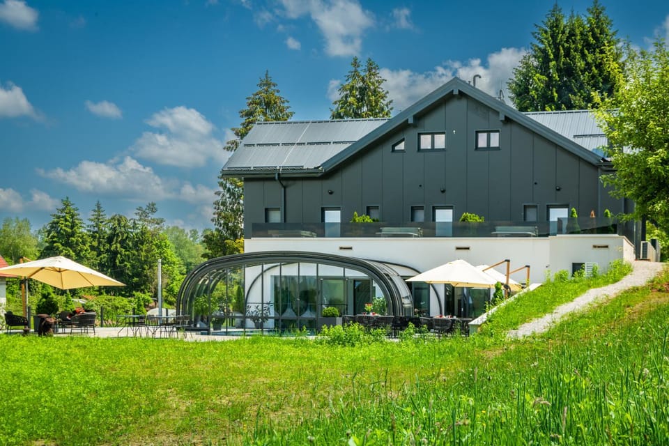 Property building, Natural landscape, Garden view
