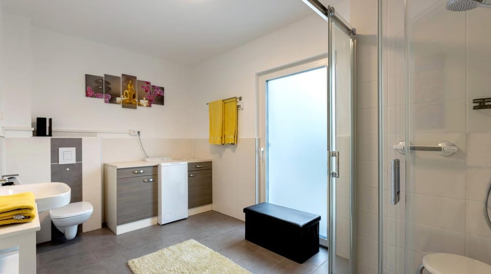 Bathroom, Living room