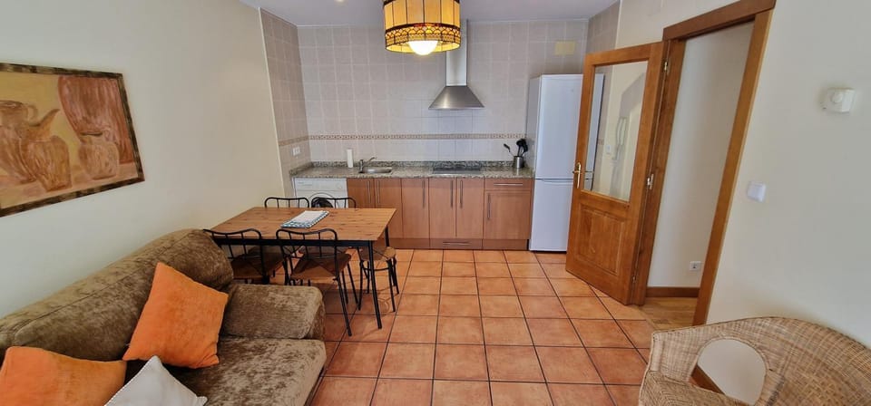 Kitchen or kitchenette, Living room, Dining area