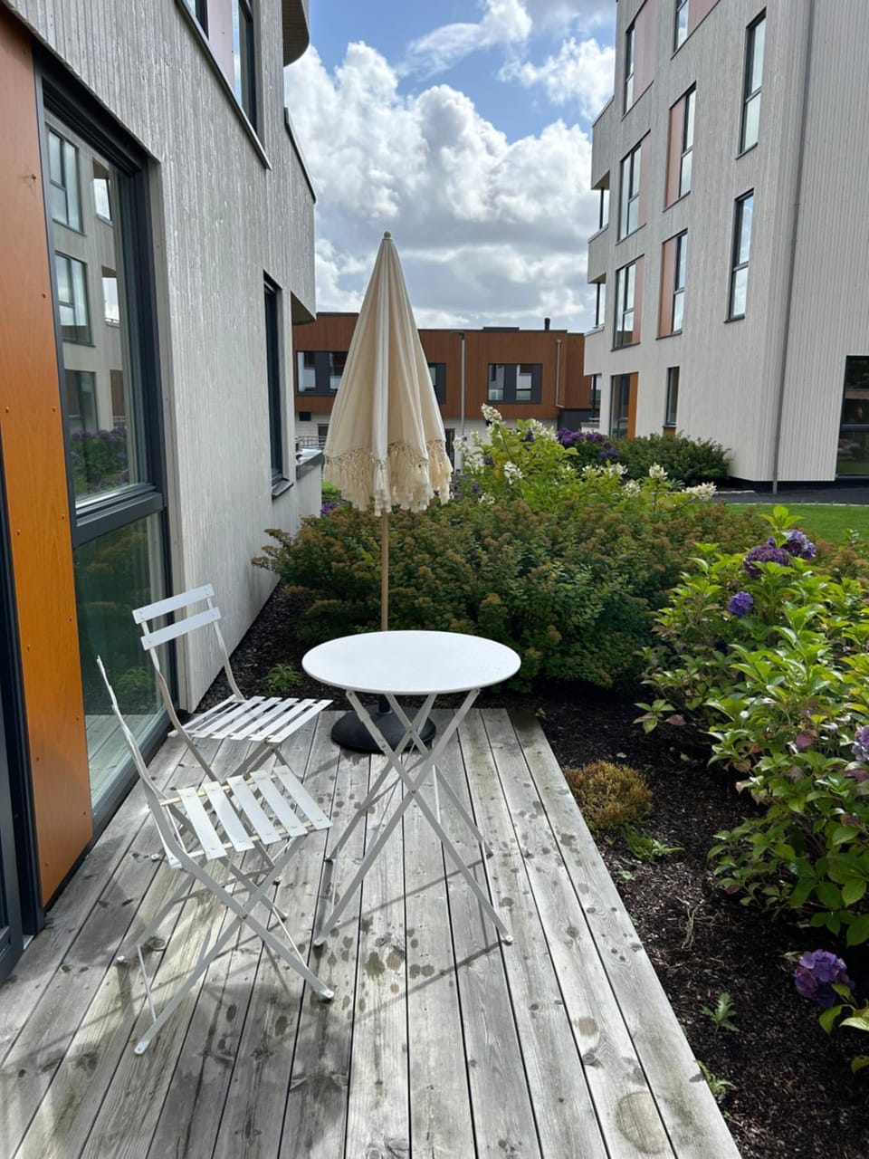 Property building, Patio