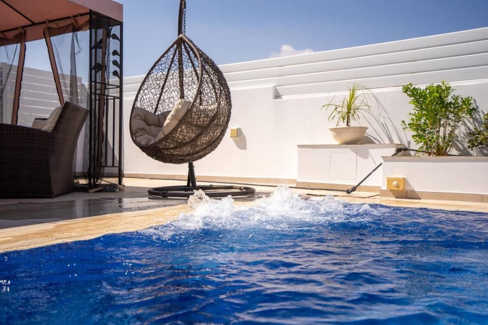 Patio, Day, Pool view, Swimming pool
