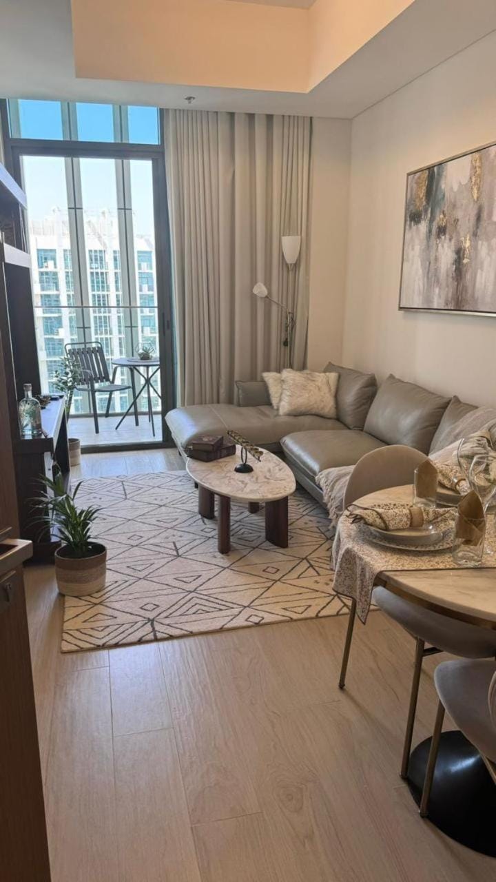 Burj Khalifa view modern 1BHK with balcony Apartment in Dubai