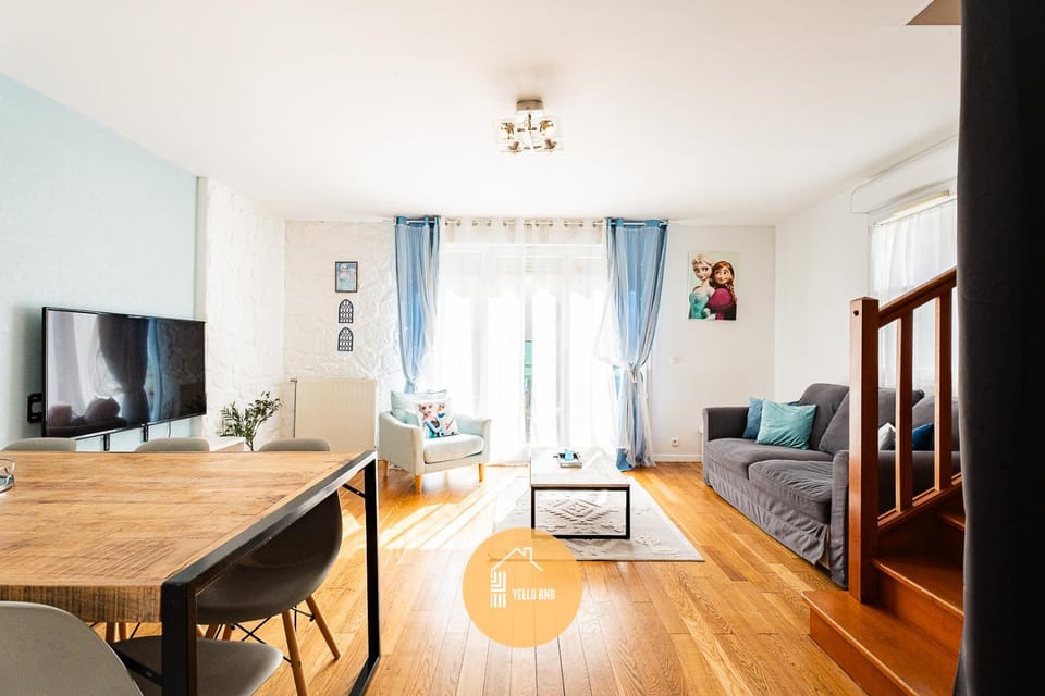 Duplex Le G - Reine des neiges 10 min Disney Paris Apartment in Chessy