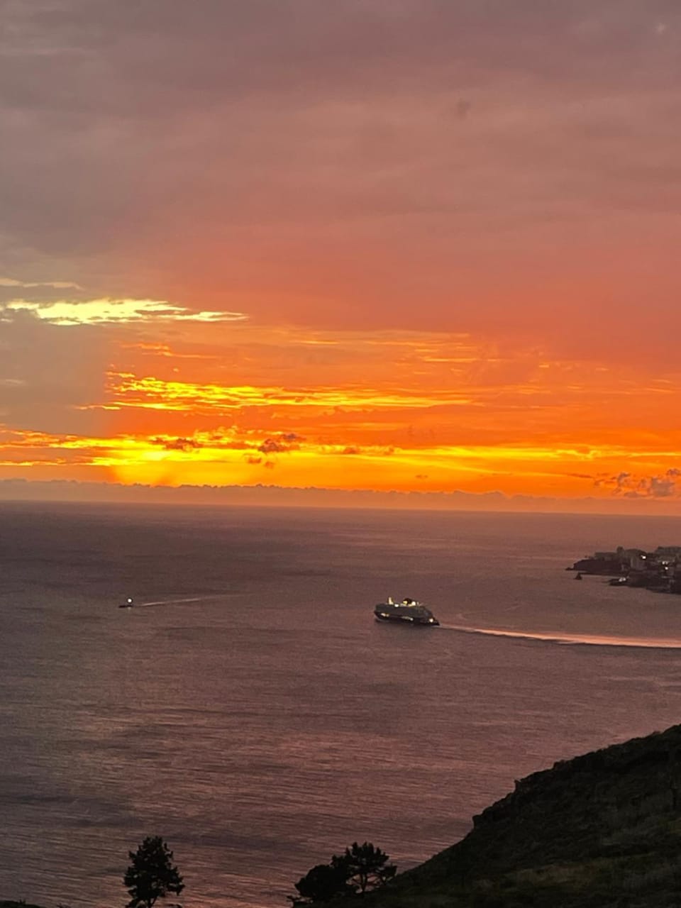 Nearby landmark, Natural landscape, Sea view, Sunset