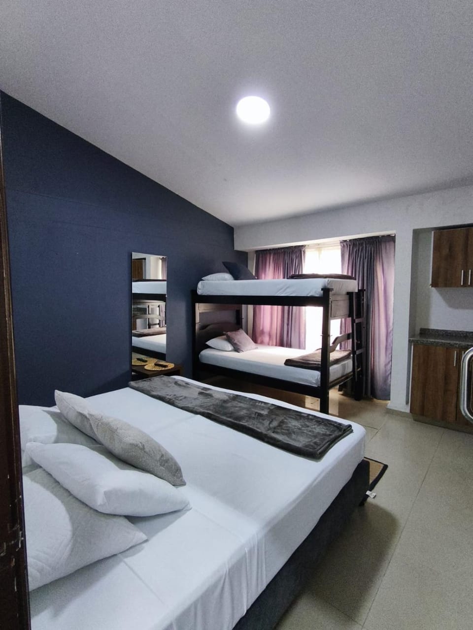 Bed, Photo of the whole room, Bedroom, towels, wardrobe