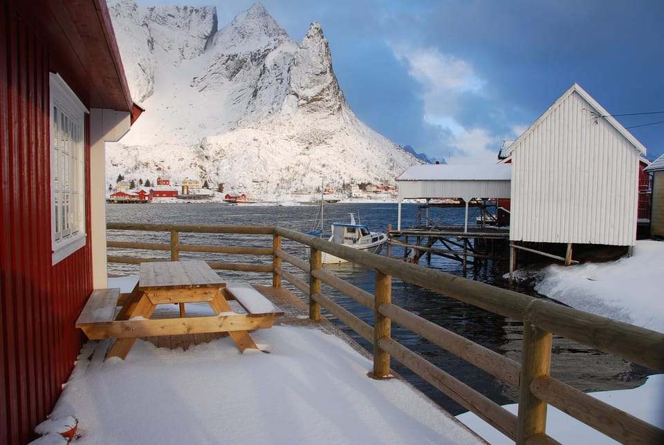 Winter, Balcony/Terrace, Mountain view, Sea view