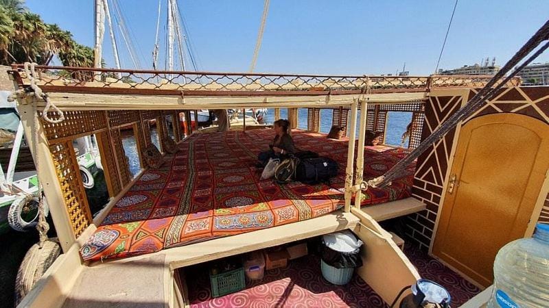 faloka Farha Camp Docked boat in Red Sea Governorate