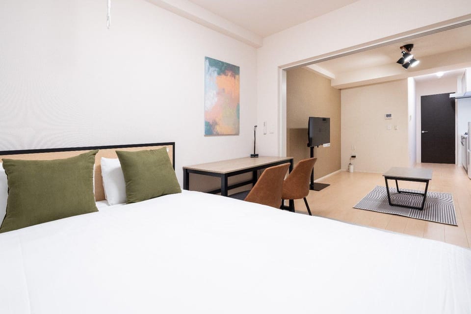 Bed, Living room, Bedroom