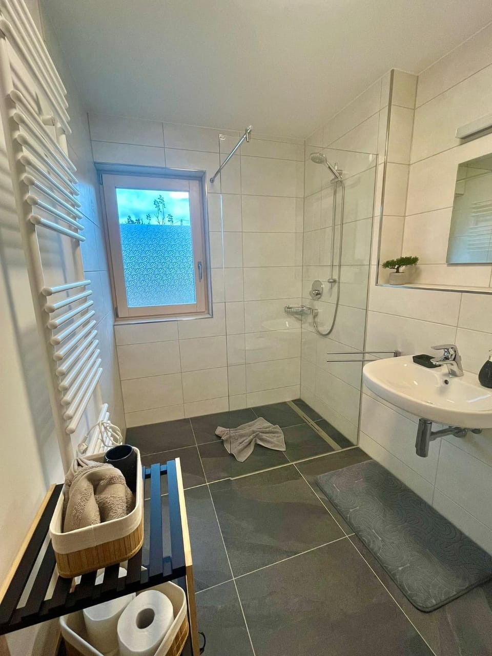 Shower, Bathroom, towels