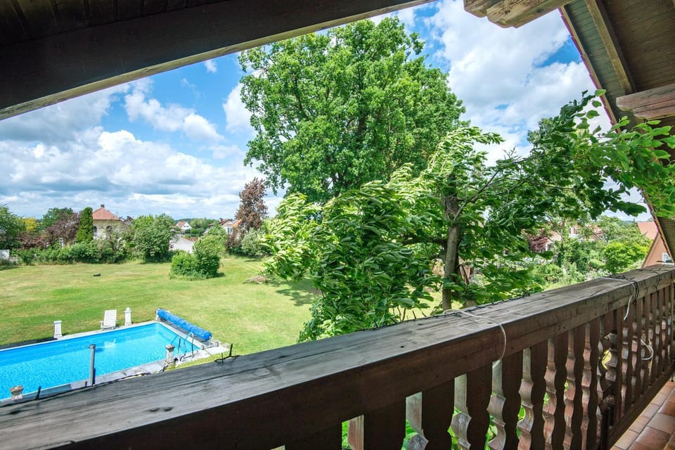Property building, Living room, Swimming pool