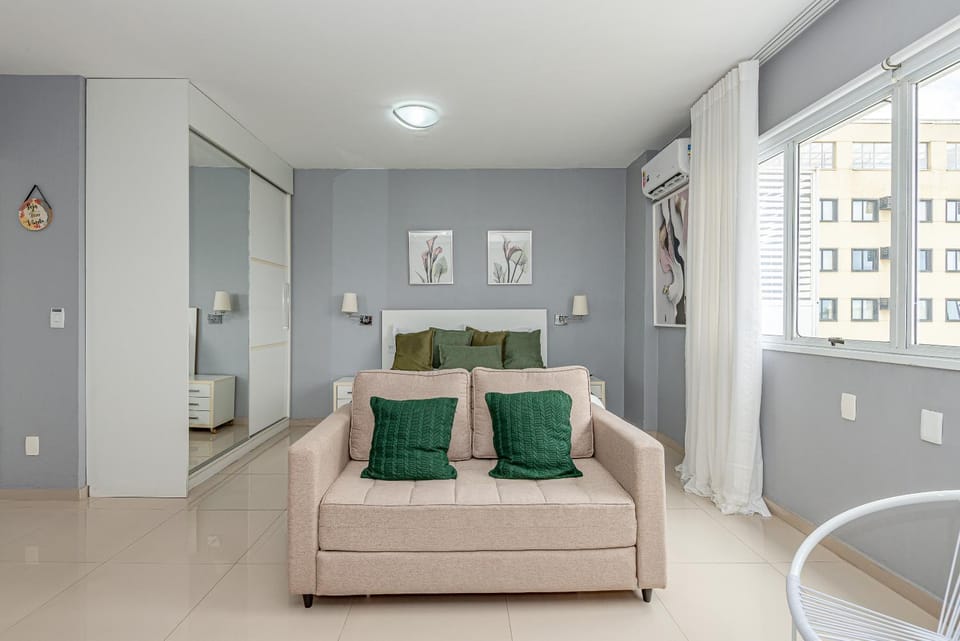 Alphaville-Industrial com cozinha-piscina e academia-500mega Apartment in Santana de Parnaíba