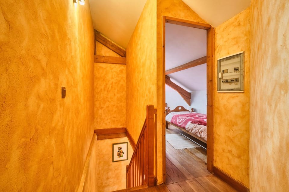 Property building, Living room, Bedroom