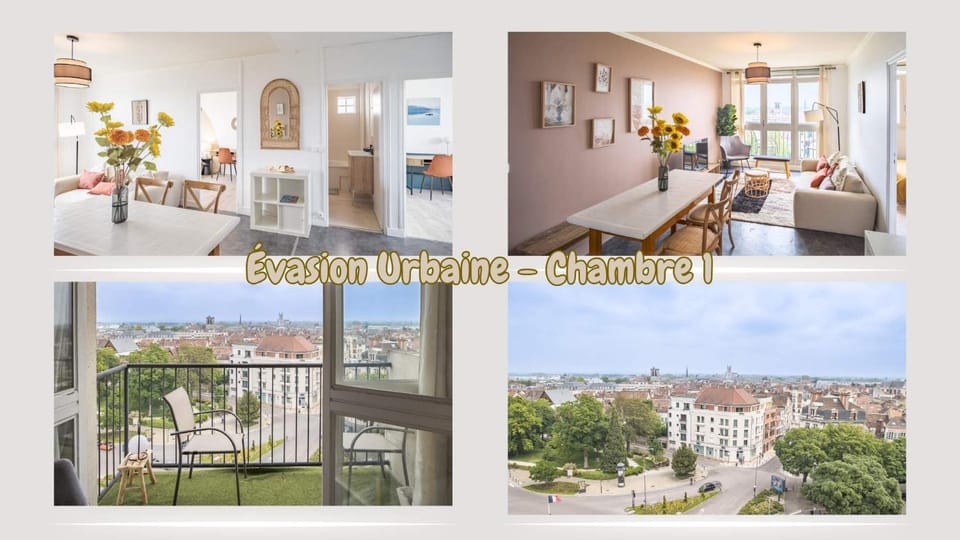 Balcony/Terrace, Living room, Dining area, City view