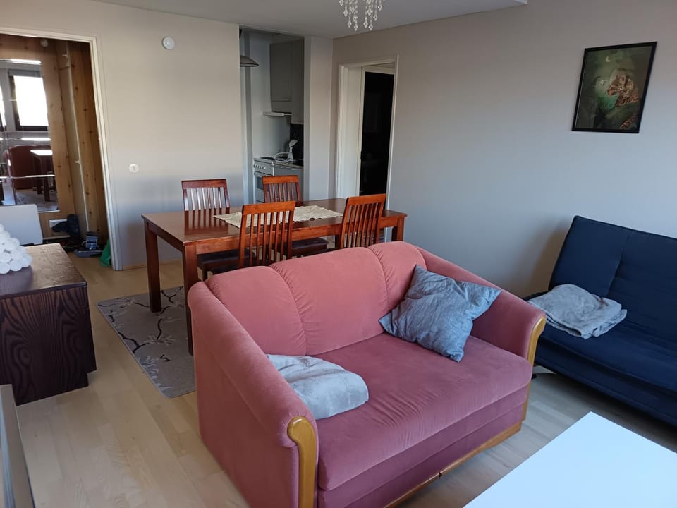 Living room, Seating area, Dining area