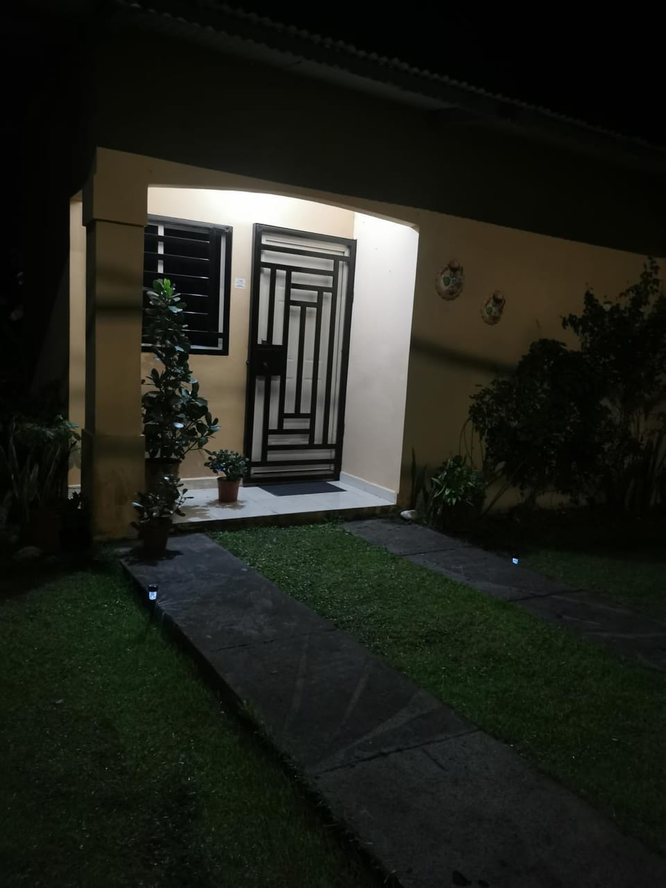 Off site, Night, Garden, Garden view
