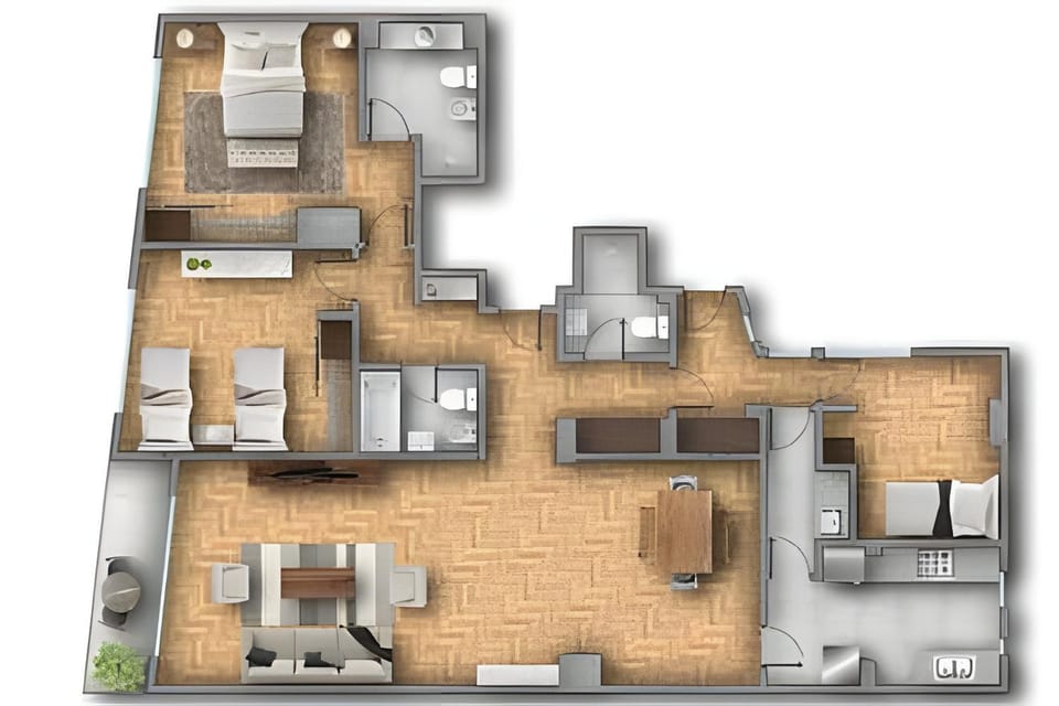 Family 3BR Apartment in Best of Recoleta Apartment in Buenos Aires