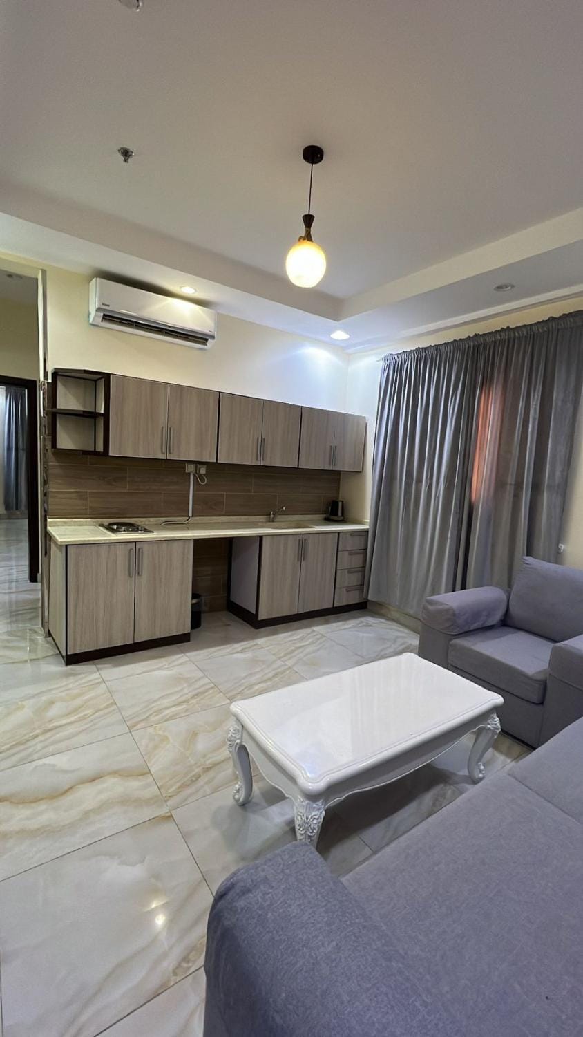 Kitchen or kitchenette, Living room, air conditioner