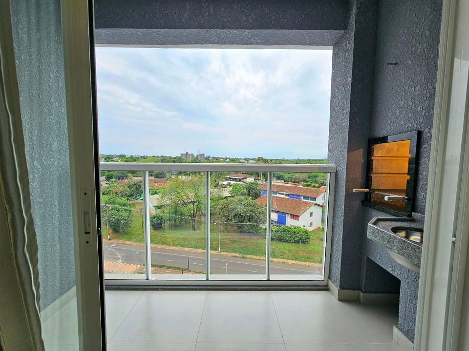 Apt Novo 1 min centro linda vista garagem elevador Apartment in Foz do Iguaçu