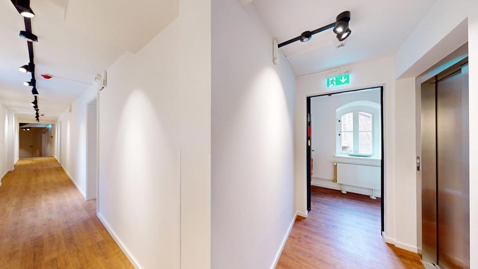 Property building, elevator