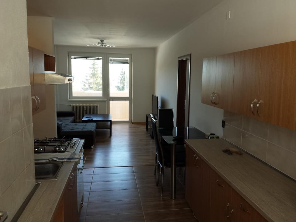 Kitchen or kitchenette, Living room