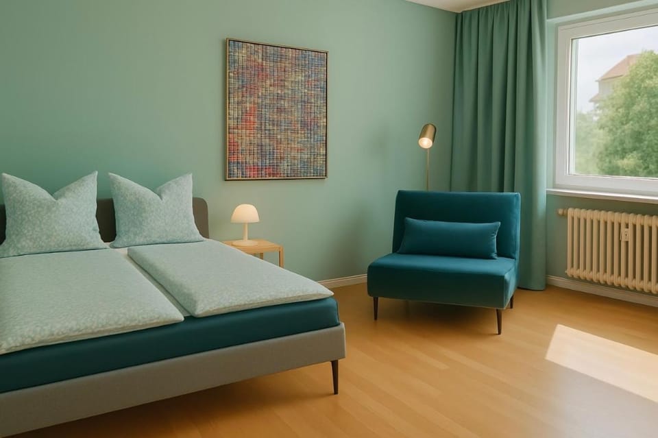 Geschmackvolle Design Wohnung - 15 min Airport & Parkplatz Apartment in Offenbach