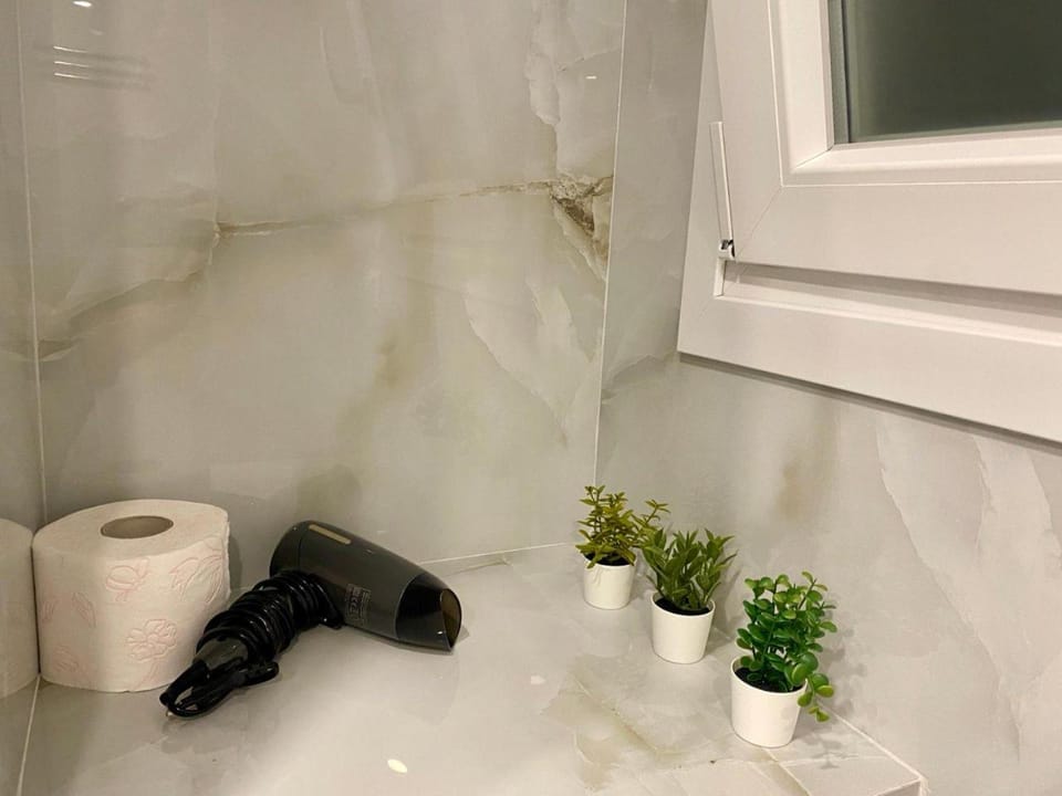 Bathroom, hair dryier