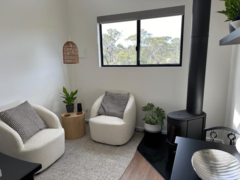 Property building, Living room, Seating area, fireplace