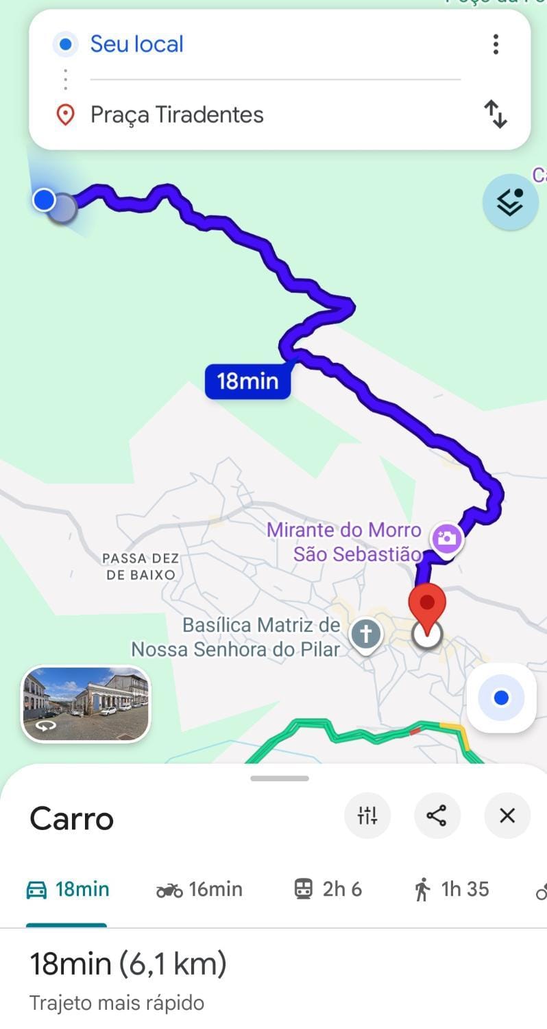 Canto da Águia Campground/ 
RV Resort in Ouro Preto