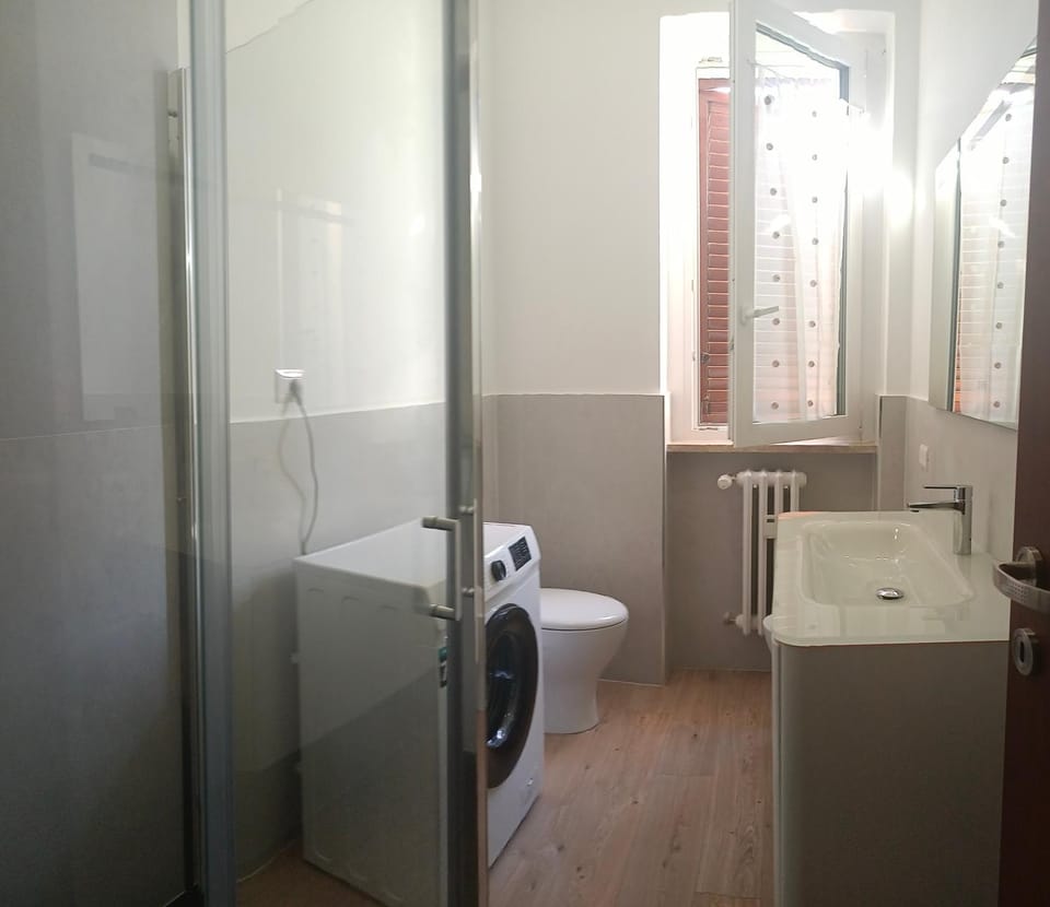 Shower, Toilet, Bathroom, washing machine