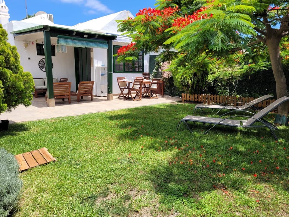 Garden, Balcony/Terrace, sunbed