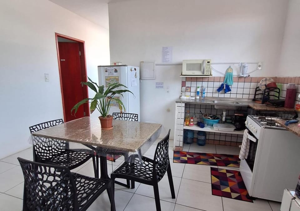 Kitchen or kitchenette, Dining area, microwave, oven, stove