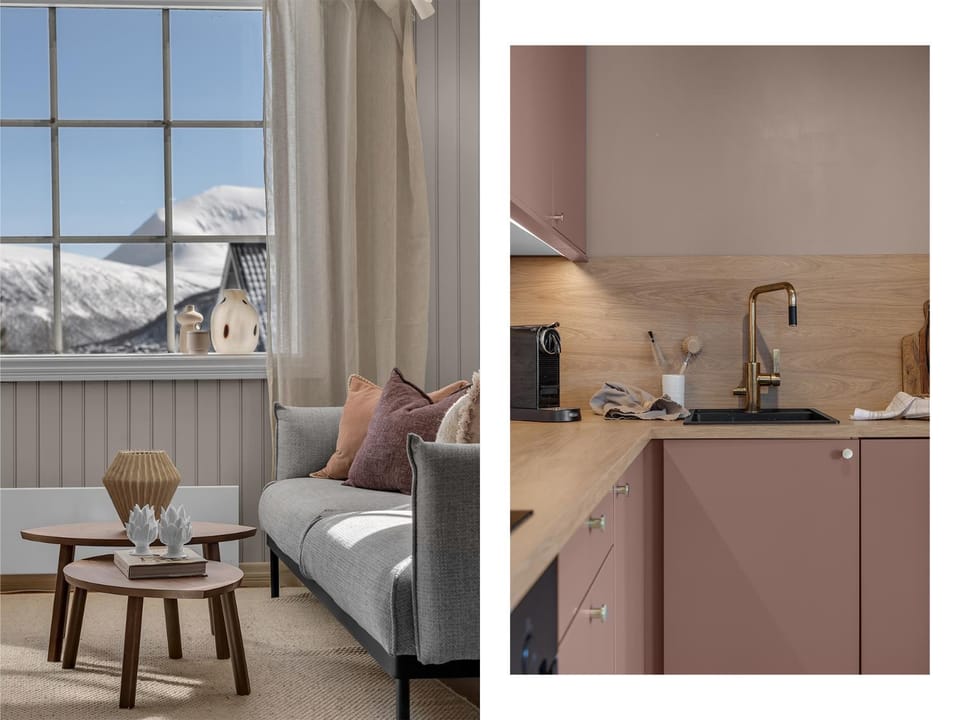 Kitchen or kitchenette, Living room, Dining area, stove
