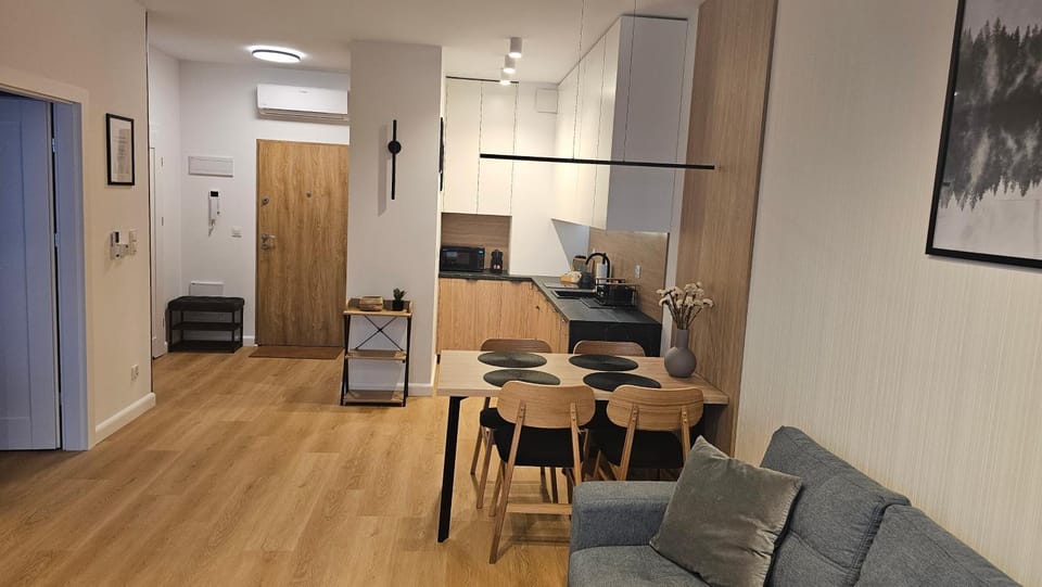 Kitchen or kitchenette, Living room, minibar