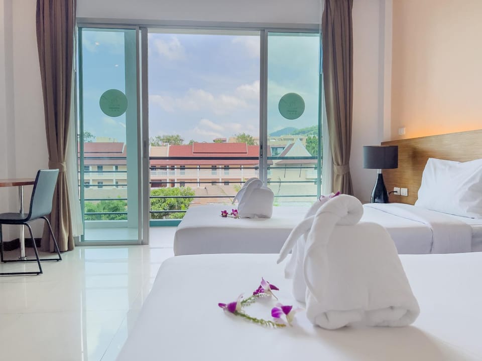 Balcony/Terrace, Bedroom, towels