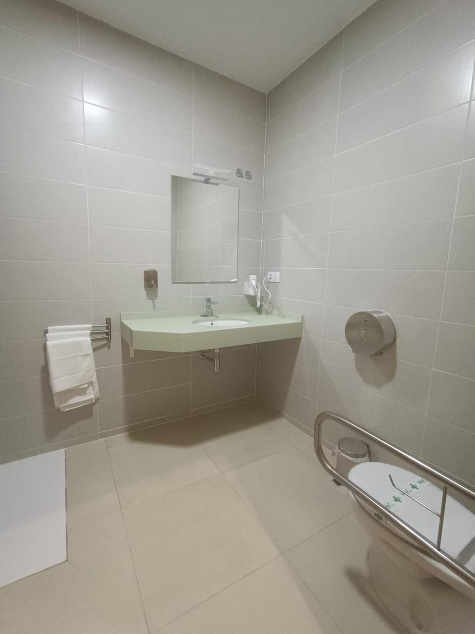 Shower, Toilet, towels