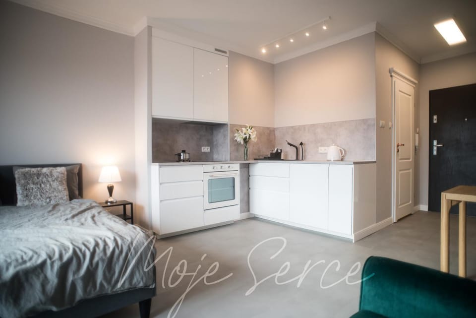 Bed, Kitchen or kitchenette, Photo of the whole room, Bedroom, oven, stove