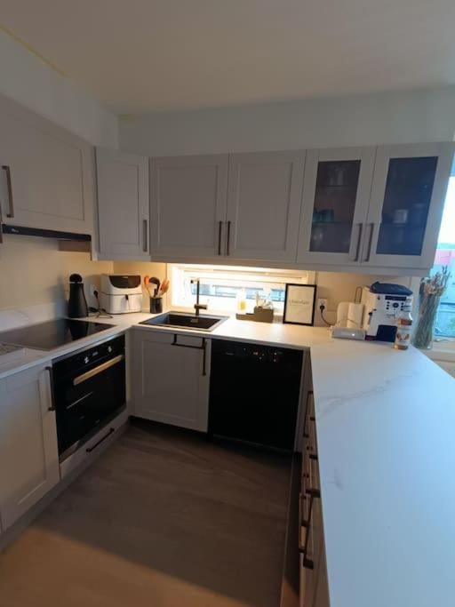 Coffee/tea facilities, Kitchen or kitchenette, dishwasher, stove
