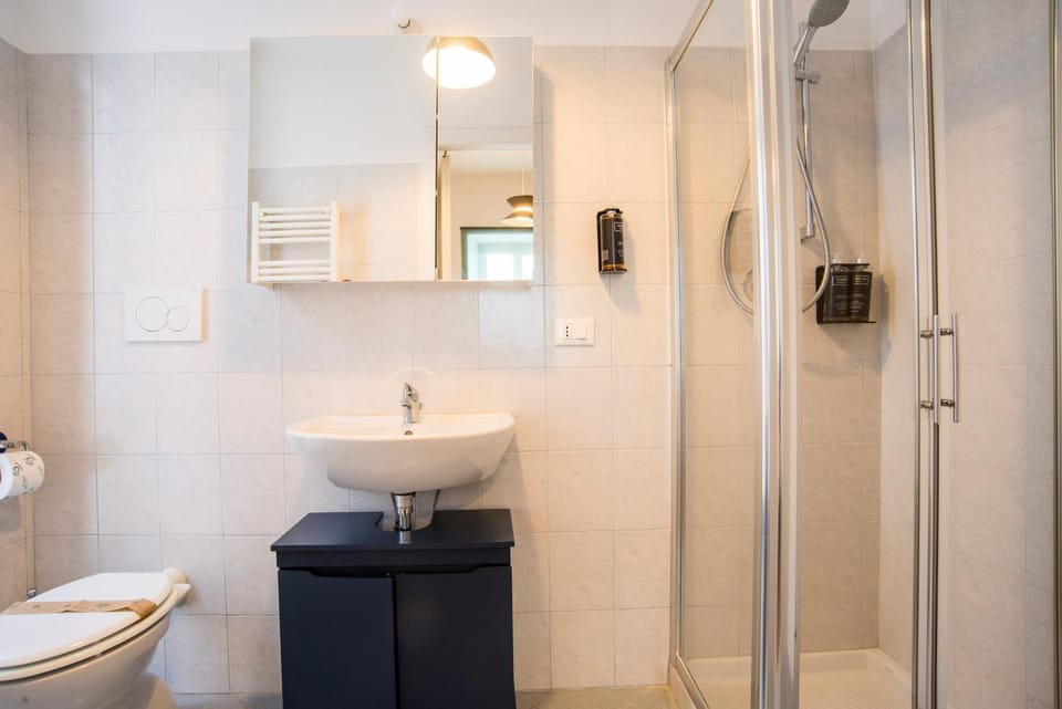 Shower, Toilet, Bathroom, towels