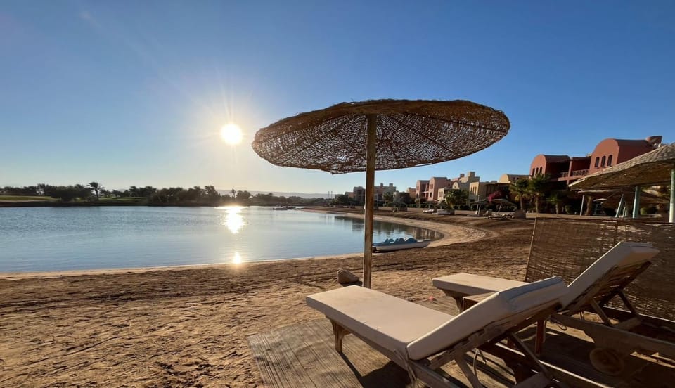 Natural landscape, Beach, Lake view, sunbed
