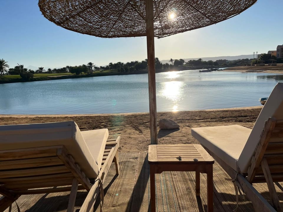 Beach, sunbed